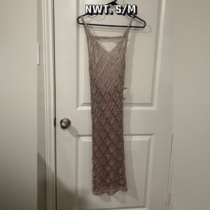 Size:Small gold cover up